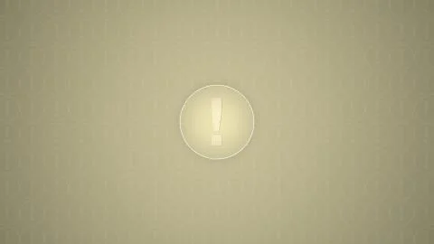 Exclamation mark inside a circle placed on a textured background Stock Illustration