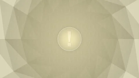 Exclamation mark inside a circle placed on a textured background Stock Illustration