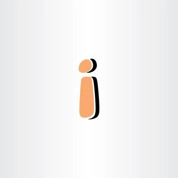Exclamation mark orange vector logo icon Stock-Illustration