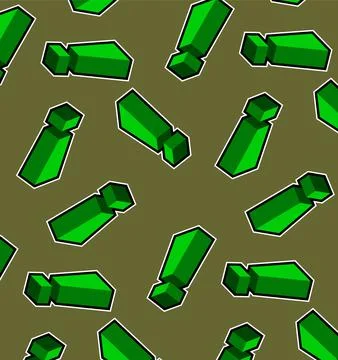 Exclamation mark pattern yellow background Stock Illustration