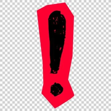Exclamation mark punctuation symbol Stock Illustration
