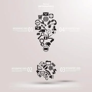 Exclamation mark set icons Stock Illustration