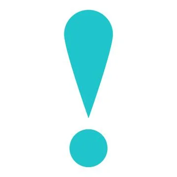 Exclamation Mark Sign 스톡 일러스트