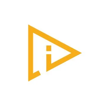 Exclamation mark with triangle outline. Stock Illustration