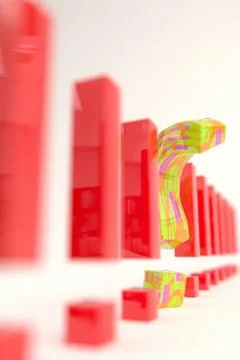 Exclamation point and question mark Illustrazione stock