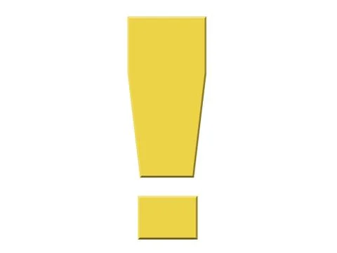 Exclamation Point Illustrazione stock