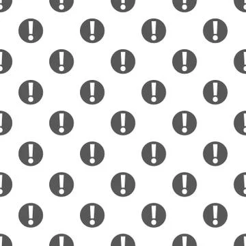 Exclamation point pattern seamless Illustrazione stock
