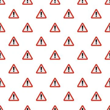 Exclamation point pattern seamless Illustrazione stock