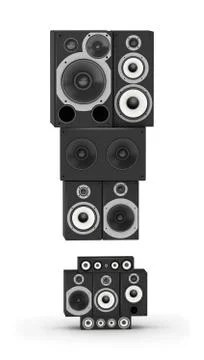 Exclamation point  from speaker Stock Illustration
