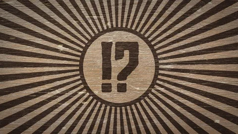 Exclamation &amp; Question Mark. 4K, 60 fps Stock Footage 119697493