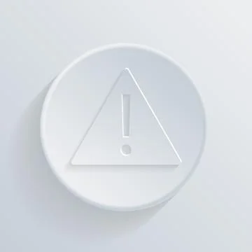 Exclamation sign circle icon Stock Illustration