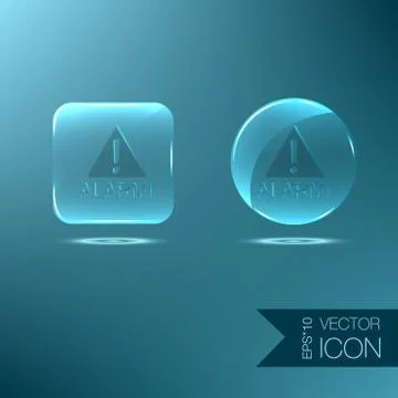 Exclamation sign icon Illustrazione stock