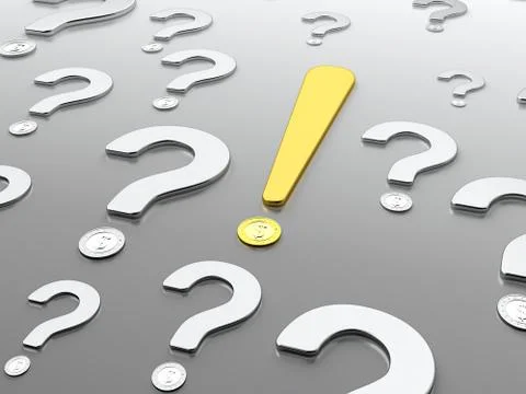 Exclamation sign Stock Illustration