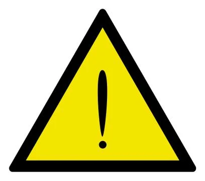 Exclamation sign Stock Illustration