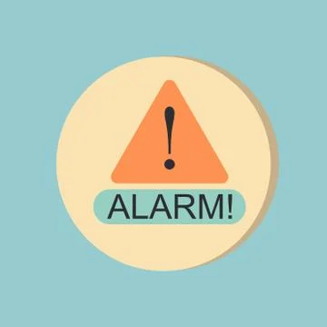 Exclamation sign. Stock Illustration