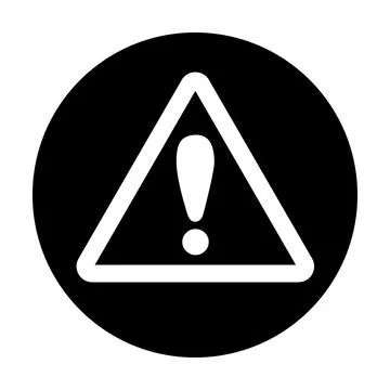 Exclamation vector icon attention logo warning for graphic design, logo, we.. Stock Illustration