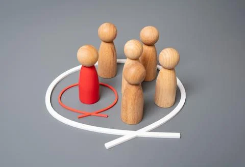 Exclude people from the sample. Refining survey results, enhancing data acc.. Stock Photos