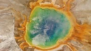 Exclusive 8K Version.  Aerial View Of Yellowstone National Park.  Shot On Red Stock Footage