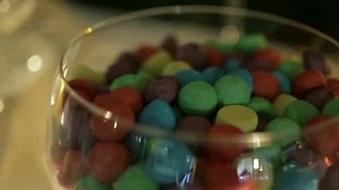 Exclusive candy bar at the wedding Stock Footage 86603217