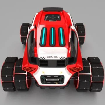Exclusive design of a multi-purpose off-road cross-country vehicle for use in Stock Illustration