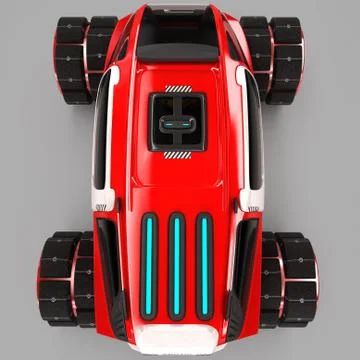 Exclusive design of a multi-purpose off-road cross-country vehicle for use in Stock Illustration