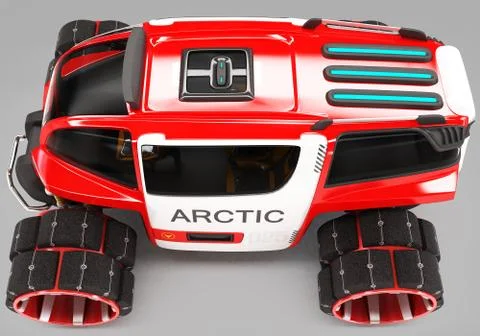 Exclusive design of a multi-purpose off-road cross-country vehicle for use in Stock Illustration
