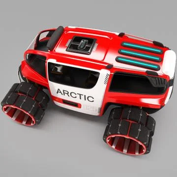 Exclusive design of a multi-purpose off-road cross-country vehicle for use in Stock Illustration