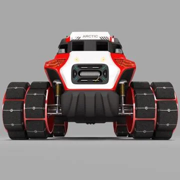 Exclusive design of a multi-purpose off-road cross-country vehicle for use in Stock Illustration