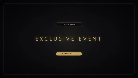 Exclusive event registration ui animation limited seats and almost full sta.. 스톡 동영상 344855436
