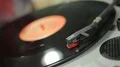 Exclusive exhibition of vintage gramophone vinyl players and recordings HD Footage