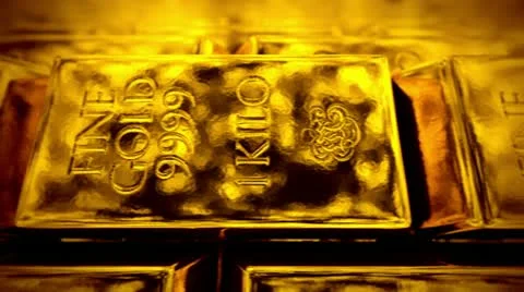 Exclusive gold bars 스톡 동영상 21538462