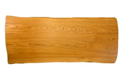 Exclusive home table, solid wood slab, wood texture background. Foto stock