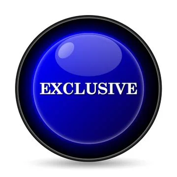 Exclusive icon. internet button on white background.. Stock Illustration