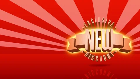 Exclusive new decrease huge printing reflecting on red background for agreement 库存影片 130035401