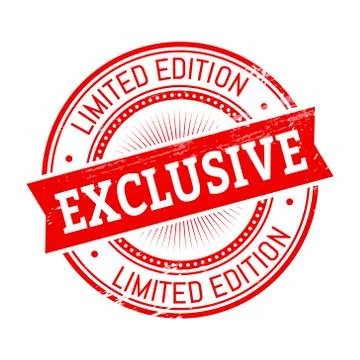 Exclusive round stamp Stock-Illustration