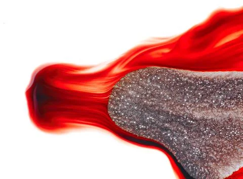 Exclusive texture of paint and bubbles Stock Photos
