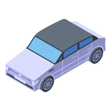 Excursion city car icon, isometric style Stock Illustration