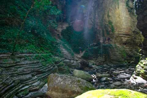 Excursion in the gorges of the rio garrafo Photos