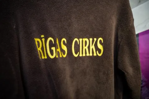 The excursion performance Wonderers in the abonded Riga's Circus building Stock-Fotos