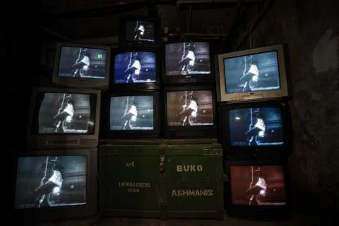 The excursion performance Wonderers in the abonded Riga's Circus building Фото