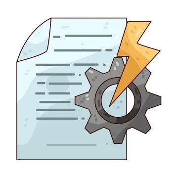 Executable File illustration Stock-Illustration