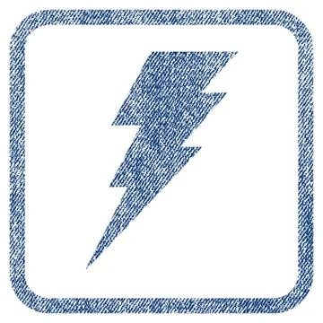 Execute Fabric Textured Icon Stock Illustration