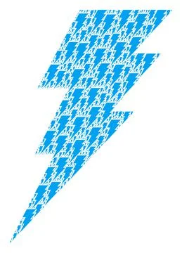 Execute Recursive Mosaic of Itself Items Stock Illustration