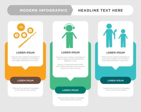 Execution, dispatch, snooker infographic Ilustración de archivo