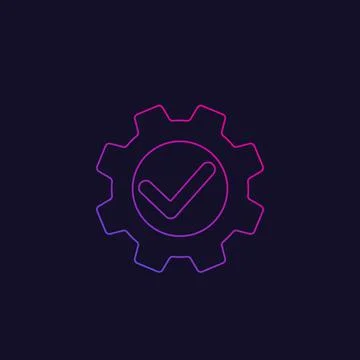 Execution icon, vector Stock Illustration