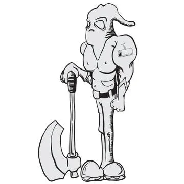 Executioner Stock Illustration