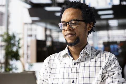 Executive assistant at a multinational company work on next big business project Stock Photos