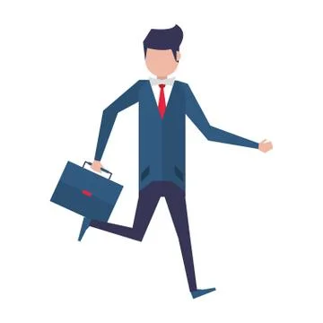 Executive business finance man cartoon イラスト素材