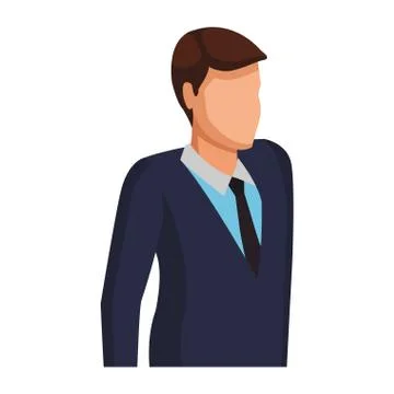 Executive businessman avatar Illustrazione stock