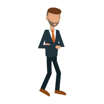 Executive businessman avatar Stock Illustration